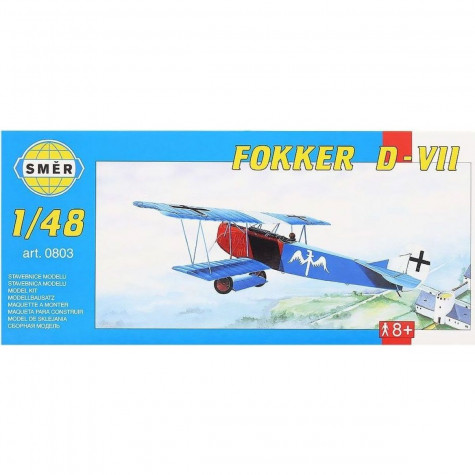 Směr Model letadlo Fokker D-VII 15,2x19,3cm ~ 1