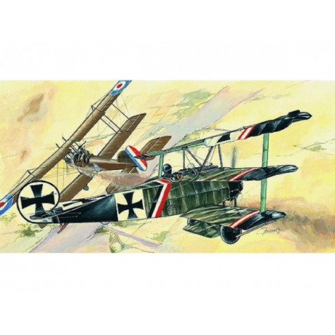 Směr Model letadlo Fokker Dr.1 13x16,1cm ~ 2