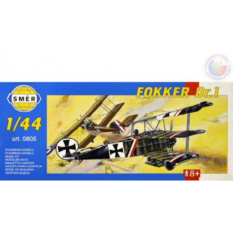 Směr Model letadlo Fokker Dr.1 13x16,1cm ~ 1