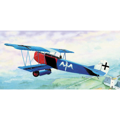 Směr Model letadlo Fokker D-VII 15,2x19,3cm