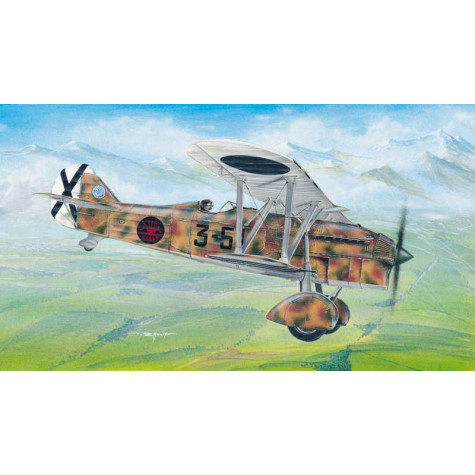 Směr Model letadlo Fiat CR-32 Freccia 14,9x19cm ~ 2