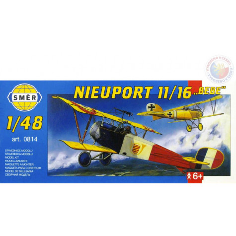 Směr Model letadlo Nieuport 11/16 Bebe 12,9x16,2cm ~ 1