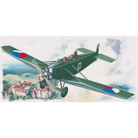 Směr Model letadlo Avia BH 11 13,2x19,4cm ~ 2