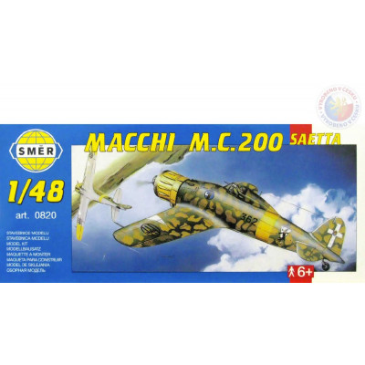 Směr Model letadlo Macchi M.C. 200 Saetta 16,1x21,2cm