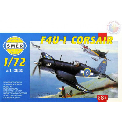 Směr Model letadlo F4U-1 Corsair 14,1x17,3cm