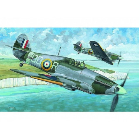 Směr Model letadlo Hawker Hurricane MK.IIC 13,6x16,9cm