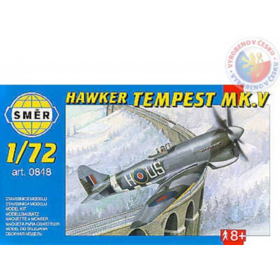 Směr Model letadlo Hawker Tempest MK.V 14,2x17,3cm