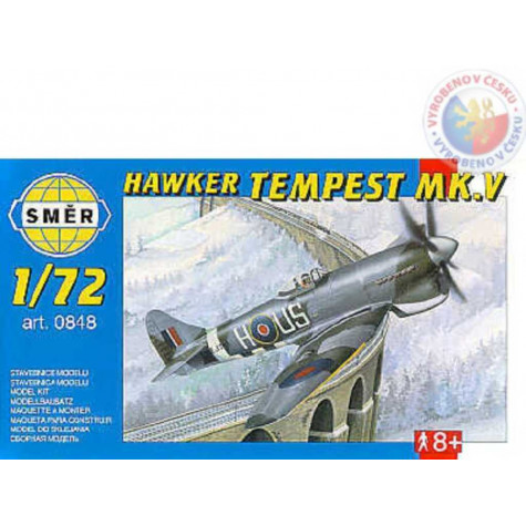 Směr Model letadlo Hawker Tempest MK.V 14,2x17,3cm ~ 1