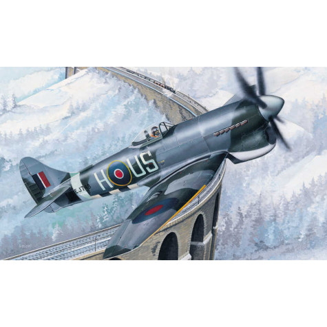 Směr Model letadlo Hawker Tempest MK.V 14,2x17,3cm