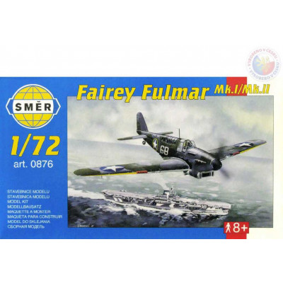 Směr Model letadlo Fairey Fulmar MK.I/MK.II 17x19,6cm