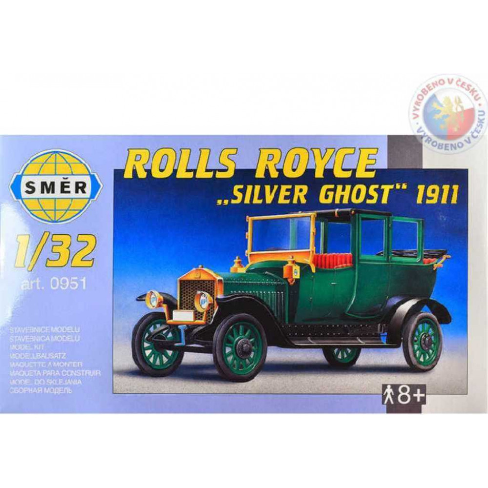 Směr Model auto Olditimer Rolls Royce Silver Ghos 1911 1:32 15,2x5,6cm