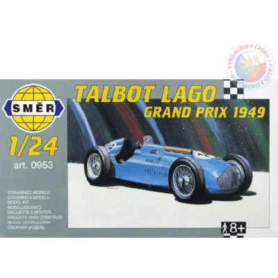 Směr Model auto Lago Talbot Grand Prix 1949 16,5x6,8cm