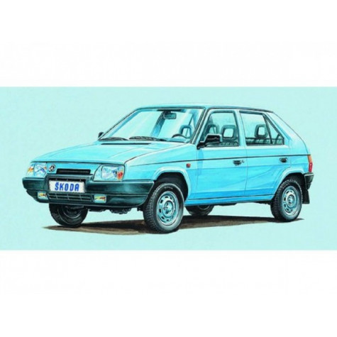 Směr Model auto Kliklak Škoda Favorit 13,5x6,7cm ~ 2