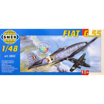 Směr Model letadlo Fiat G.55 18,9x23,4cm