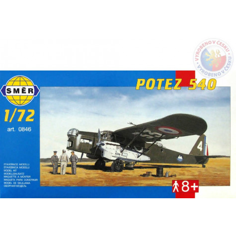 Směr Model letadlo Potez 540 22,5x30,7cm ~ 1
