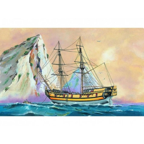 Směr Model loď Black Falcon Pirátská loď 1:120 24,7x27,6cm
