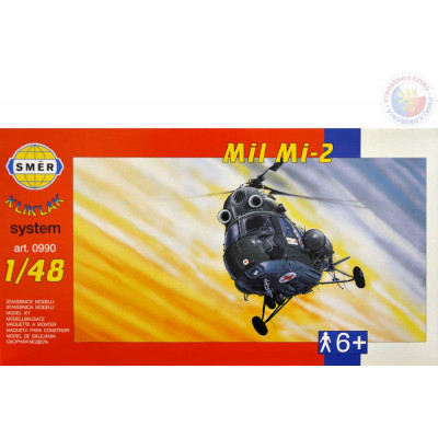 Směr Model vrtulník Kliklak Vrtulník Mil Mi-2 27,6x30cm