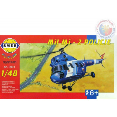Směr Model vrtulník Kliklak Vrtulník Mil Mi 2 - Policie 27,6x30cm