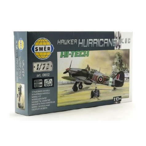 Směr Model letadlo Hawker Hurricane MK.II  HI TECH 1:72 16,9x13,6cm