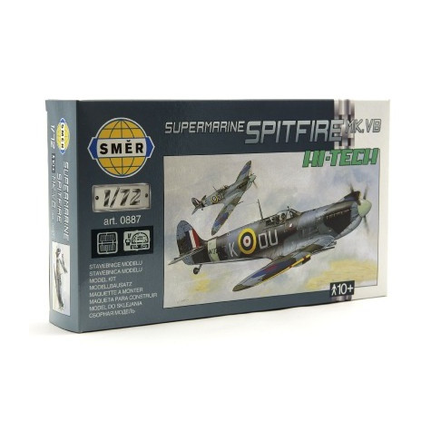 Směr Model letadlo Supermarine Spitfire MK.VB HI TECH 1:72 12,8x13,6cm