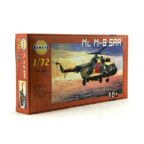 Směr Model vrtulník Mil Mi-8 SAR 1:72 25,5x29,5 cm