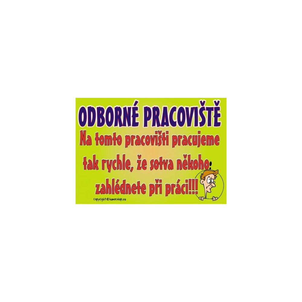 Certifikát - Odborné pracoviště