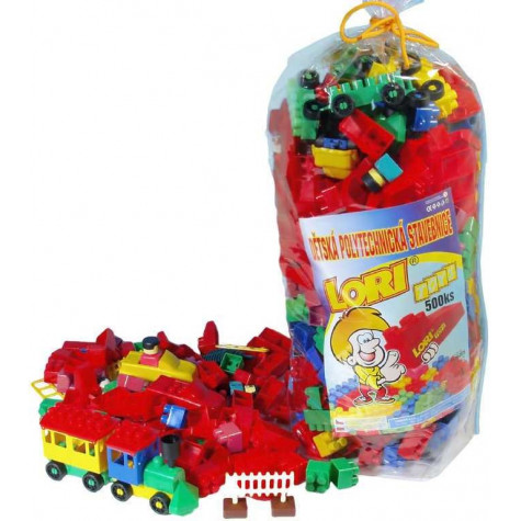 Stavebnice LORI 500 balení pro školky plast 500ks ~ 1