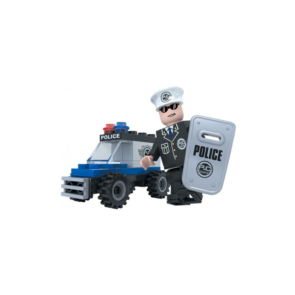 Stavebnice Dromader 23101 Policie Auto 33ks