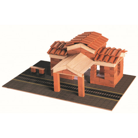 Trefl Stavějte z cihel Nádraží stavebnice Brick Trick ~ 2