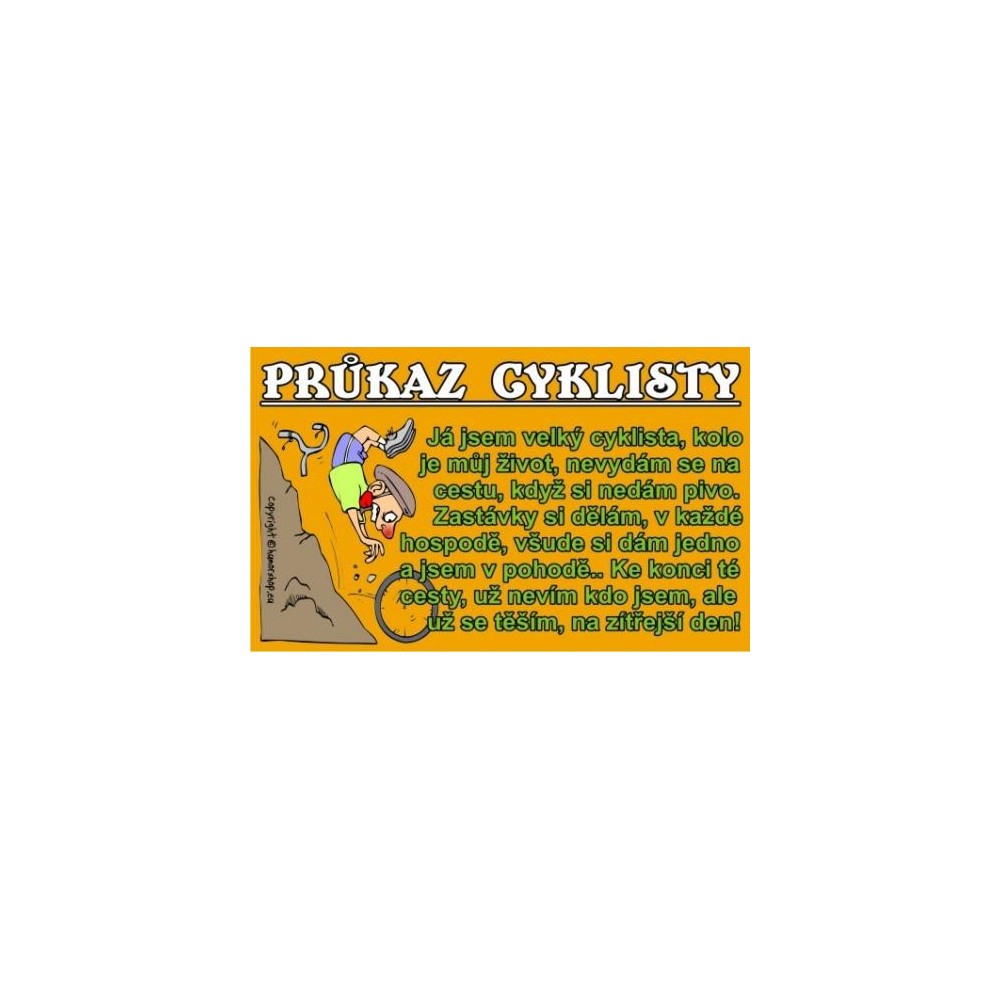 Průkaz cyklisty