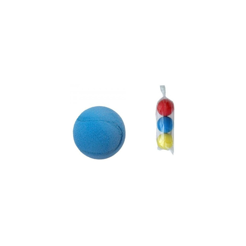 Soft míč na softtenis pěnový průměr 7cm 3ks