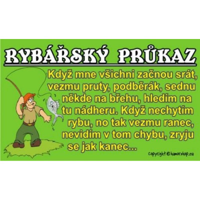 Rybářský průkaz