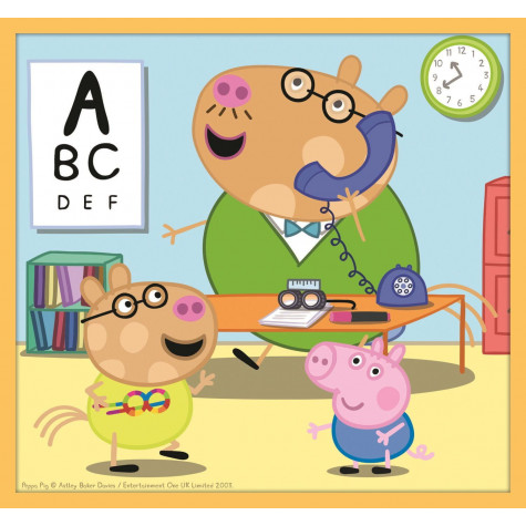 Trefl Puzzle 10v1 Prasátko Peppa s přáteli 20, 35, 48 dílků ~ 3