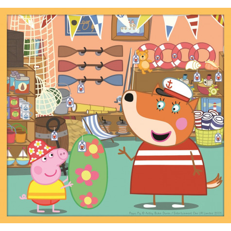 Trefl Puzzle 10v1 Prasátko Peppa s přáteli 20, 35, 48 dílků ~ 5