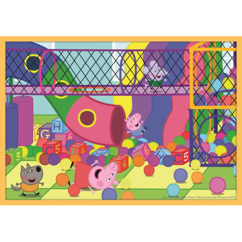 Trefl Puzzle 10v1 Prasátko Peppa s přáteli 20, 35, 48 dílků ~ 7