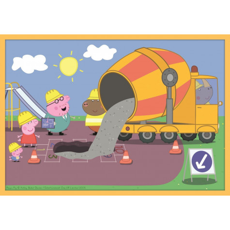 Trefl Puzzle 10v1 Prasátko Peppa s přáteli 20, 35, 48 dílků ~ 8