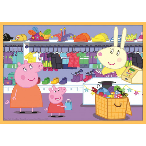 Trefl Puzzle 10v1 Prasátko Peppa s přáteli 20, 35, 48 dílků ~ 9