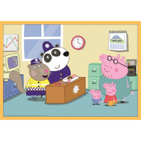 Trefl Puzzle 10v1 Prasátko Peppa s přáteli 20, 35, 48 dílků ~ 11