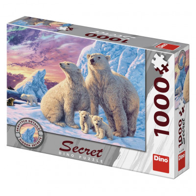 Dino Lední medvědi secret collection puzzle 1000 dílků