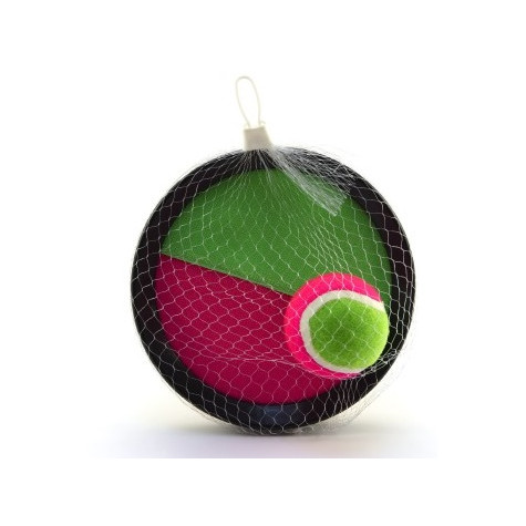 Lambáda/Catch ball hra s míčkem na suchý zip 19cm