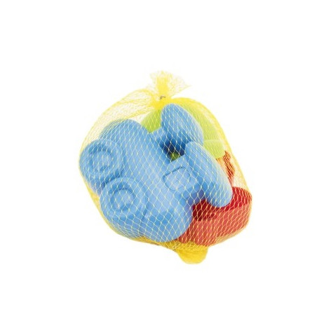 Formičky Bábovky na písek 4ks plast 10cm vlak, letadlo, loď, žába ~ 4