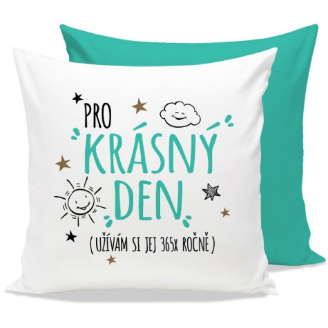 Nekupto Dárkové centrum Polštář - Krásný den ~ 1