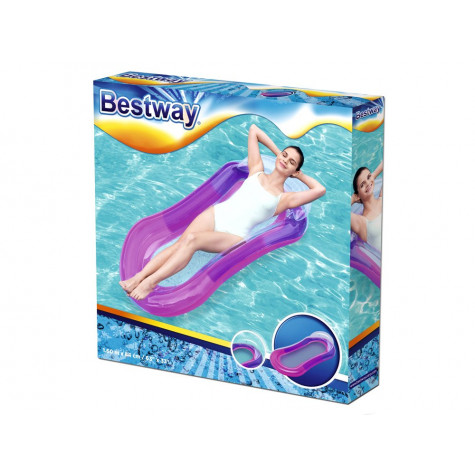 Bestway 43103 Nafukovací lehátko Aqua Lounge 160 x 84 cm - fialové ~ 5