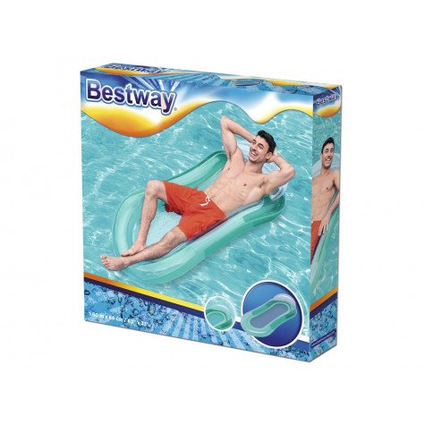 Bestway 43103 Nafukovací lehátko Aqua Lounge 160 x 84 cm - tyrkysové ~ 5