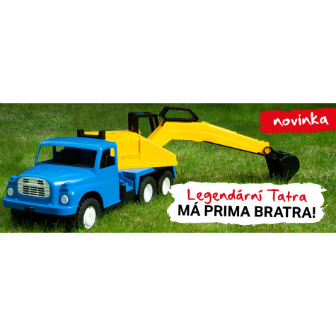 Dino Tatra 148 bagr 72 cm modro-žlutý