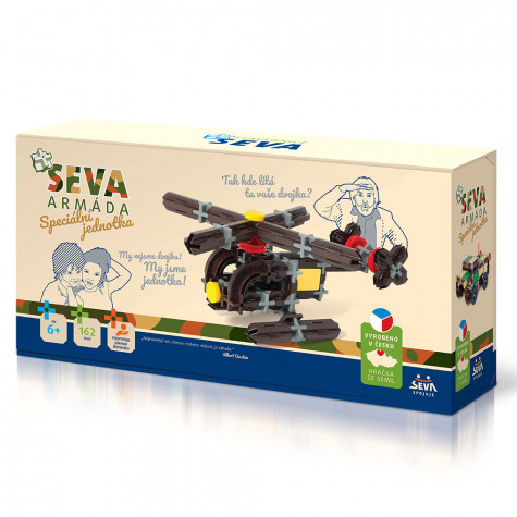Stavebnice Seva Armáda Speciální jednotka 162ks ~ 1
