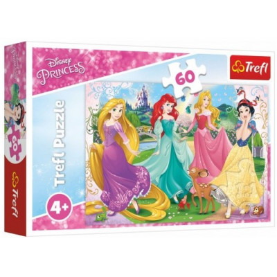 Trefl Puzzle Princezny Disney 60 dílků