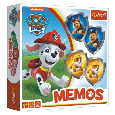 Trefl Pexeso papírové Paw Patrol/Tlapková patrola společenská hra 36 kusů