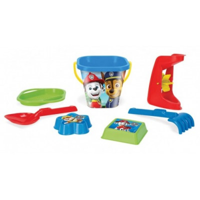 Wader Sada na písek 7ks plast Paw Patrol/Tlapková patrola v síťce 20x30x18cm 12m+