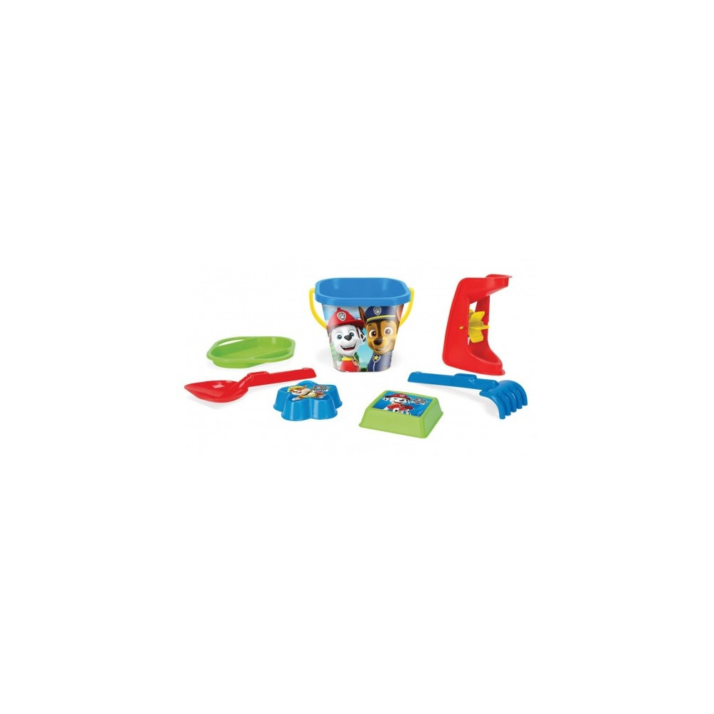 Wader Sada na písek 7ks plast Paw Patrol/Tlapková patrola v síťce 20x30x18cm 12m+